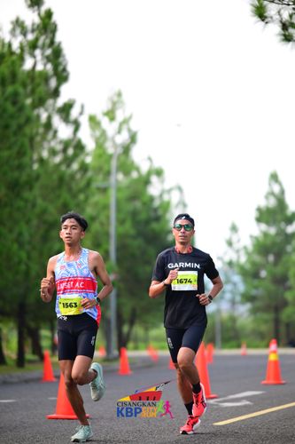 Race photo from CISANGKAN KBP CITY RUN 2025