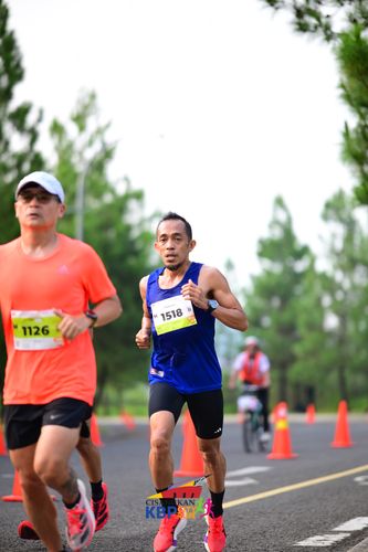 Race photo from CISANGKAN KBP CITY RUN 2025