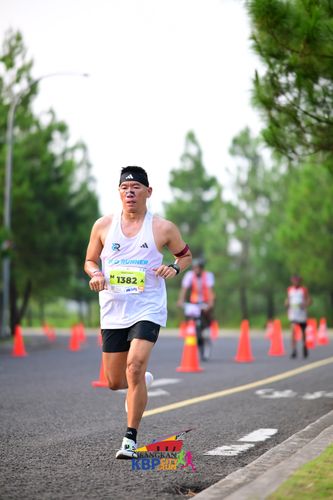 Race photo from CISANGKAN KBP CITY RUN 2025