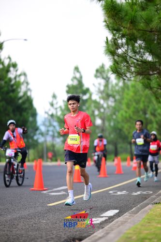 Race photo from CISANGKAN KBP CITY RUN 2025