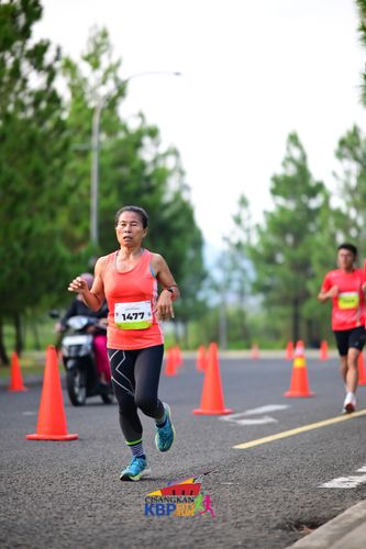 Race photo from CISANGKAN KBP CITY RUN 2025