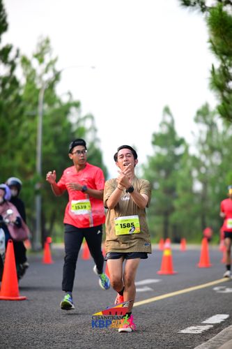 Race photo from CISANGKAN KBP CITY RUN 2025