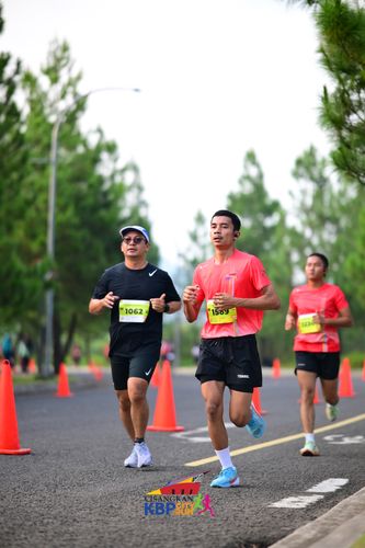 Race photo from CISANGKAN KBP CITY RUN 2025
