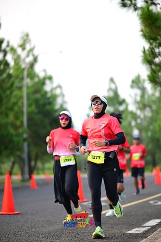 Race photo from CISANGKAN KBP CITY RUN 2025