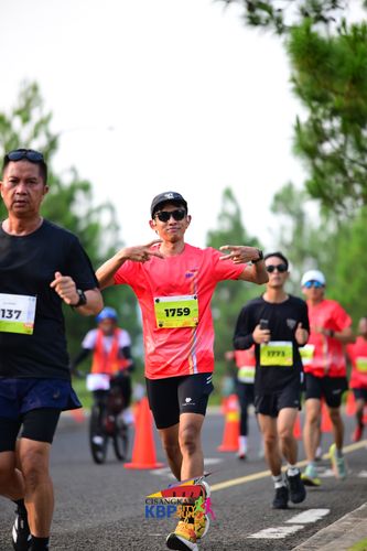 Race photo from CISANGKAN KBP CITY RUN 2025