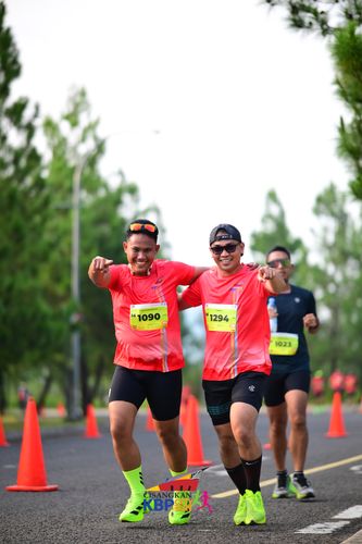 Race photo from CISANGKAN KBP CITY RUN 2025