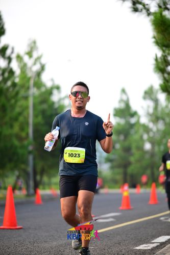 Race photo from CISANGKAN KBP CITY RUN 2025