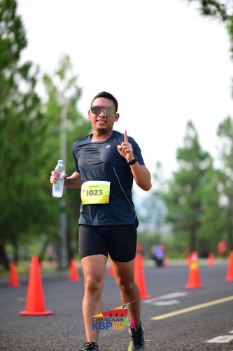 Race photo from CISANGKAN KBP CITY RUN 2025