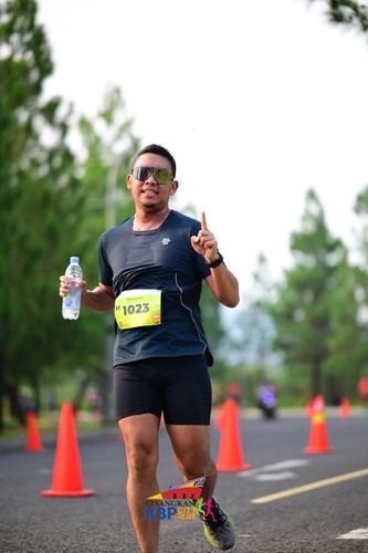 Race photo from CISANGKAN KBP CITY RUN 2025