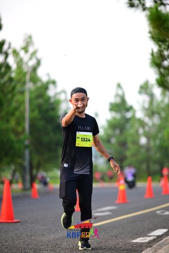 Race photo from CISANGKAN KBP CITY RUN 2025