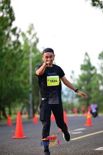 Race photo from CISANGKAN KBP CITY RUN 2025