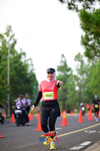 Race photo from CISANGKAN KBP CITY RUN 2025