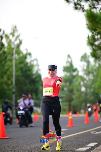 Race photo from CISANGKAN KBP CITY RUN 2025