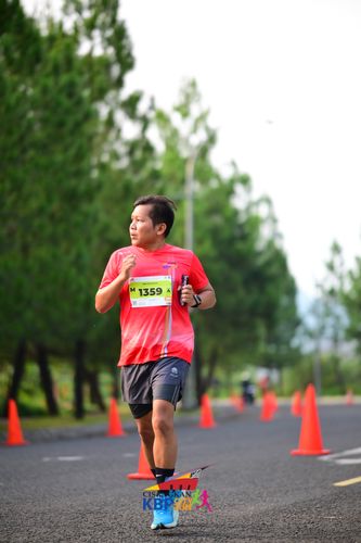 Race photo from CISANGKAN KBP CITY RUN 2025