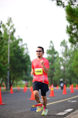 Race photo from CISANGKAN KBP CITY RUN 2025