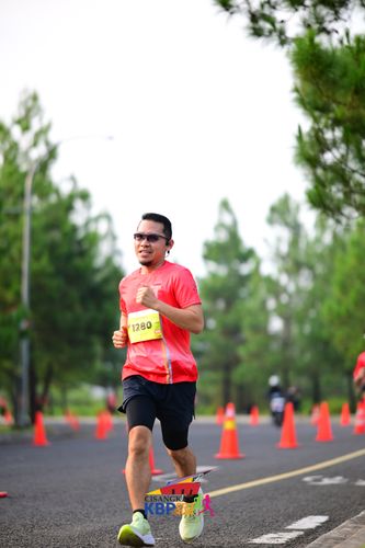 Race photo from CISANGKAN KBP CITY RUN 2025