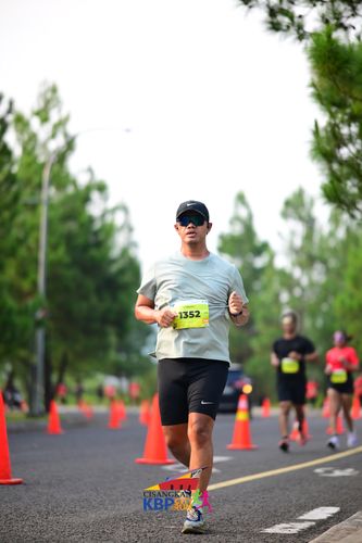 Race photo from CISANGKAN KBP CITY RUN 2025