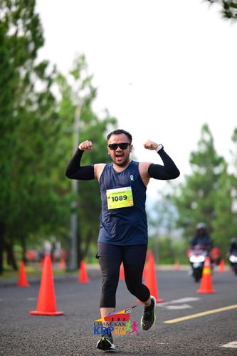 Race photo from CISANGKAN KBP CITY RUN 2025