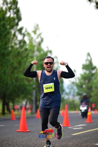 Race photo from CISANGKAN KBP CITY RUN 2025