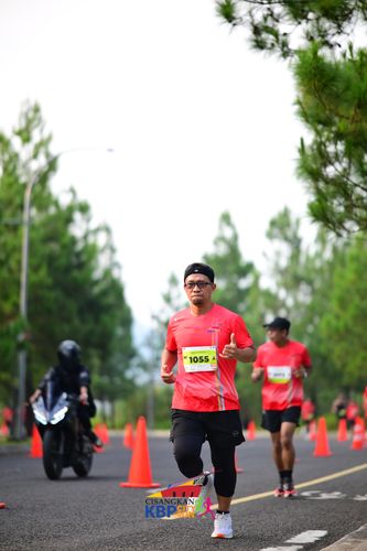 Race photo from CISANGKAN KBP CITY RUN 2025