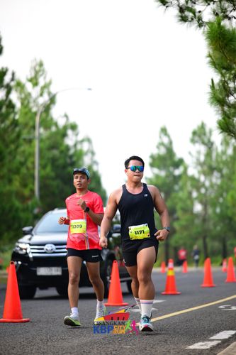 Race photo from CISANGKAN KBP CITY RUN 2025