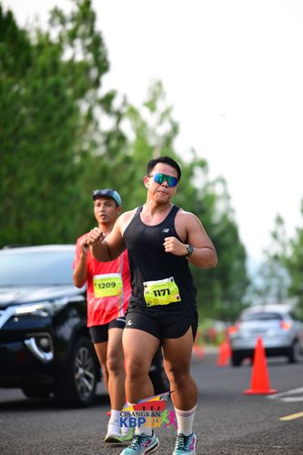 Race photo from CISANGKAN KBP CITY RUN 2025