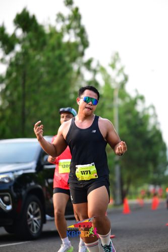 Race photo from CISANGKAN KBP CITY RUN 2025