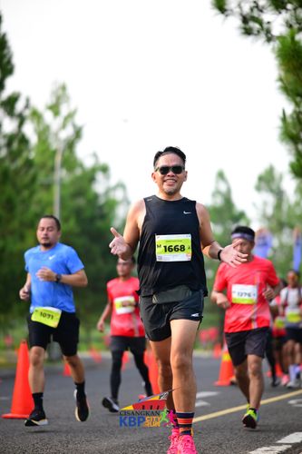 Race photo from CISANGKAN KBP CITY RUN 2025