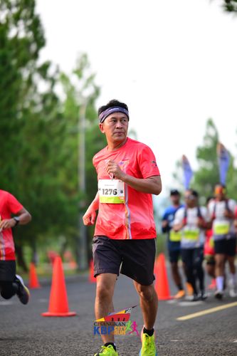 Race photo from CISANGKAN KBP CITY RUN 2025
