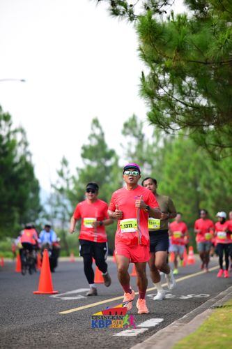 Race photo from CISANGKAN KBP CITY RUN 2025