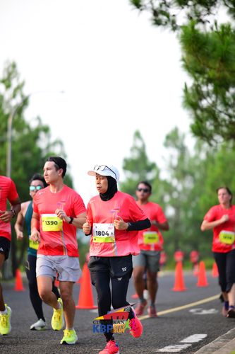 Race photo from CISANGKAN KBP CITY RUN 2025