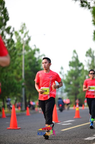 Race photo from CISANGKAN KBP CITY RUN 2025
