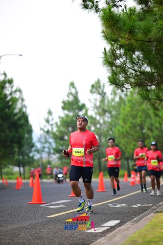 Race photo from CISANGKAN KBP CITY RUN 2025