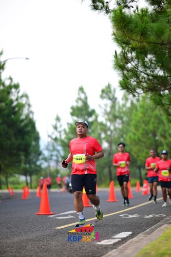 Race photo from CISANGKAN KBP CITY RUN 2025