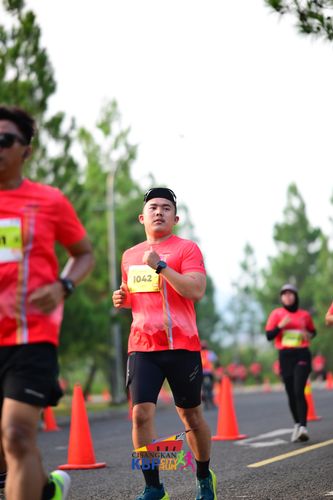 Race photo from CISANGKAN KBP CITY RUN 2025