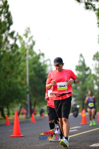 Race photo from CISANGKAN KBP CITY RUN 2025