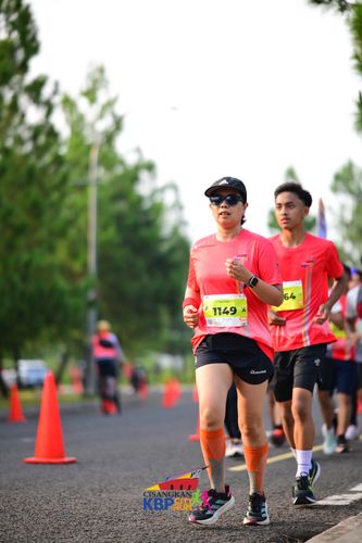 Race photo from CISANGKAN KBP CITY RUN 2025