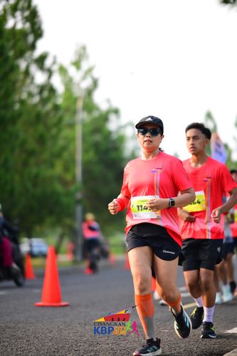 Race photo from CISANGKAN KBP CITY RUN 2025