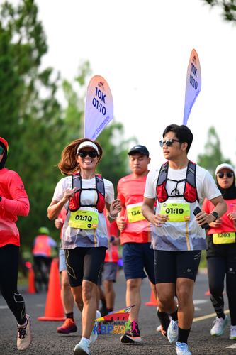 Race photo from CISANGKAN KBP CITY RUN 2025