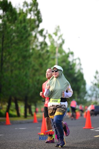 Race photo from CISANGKAN KBP CITY RUN 2025