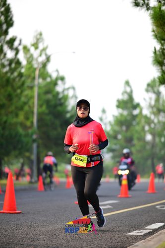 Race photo from CISANGKAN KBP CITY RUN 2025