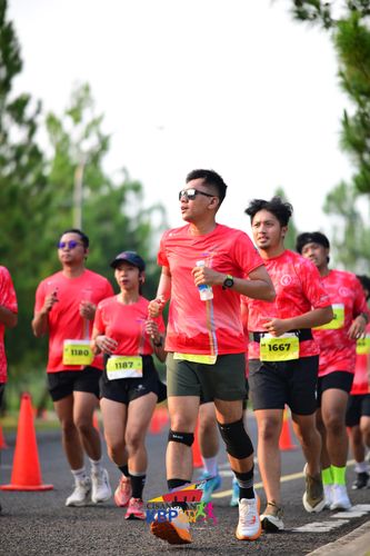 Race photo from CISANGKAN KBP CITY RUN 2025