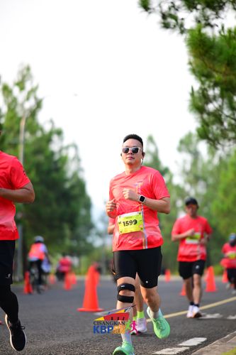 Race photo from CISANGKAN KBP CITY RUN 2025