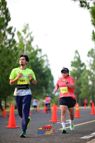 Race photo from CISANGKAN KBP CITY RUN 2025
