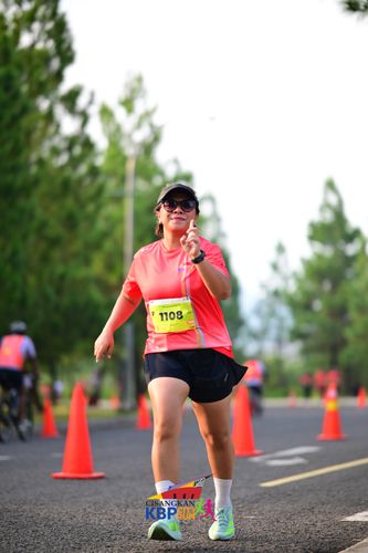 Race photo from CISANGKAN KBP CITY RUN 2025