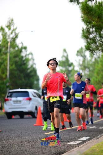 Race photo from CISANGKAN KBP CITY RUN 2025