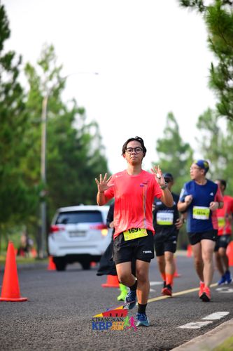 Race photo from CISANGKAN KBP CITY RUN 2025