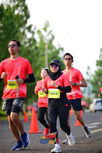 Race photo from CISANGKAN KBP CITY RUN 2025