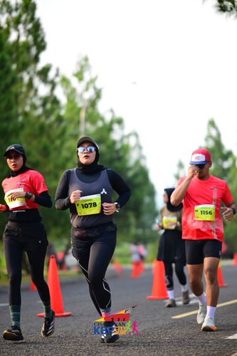 Race photo from CISANGKAN KBP CITY RUN 2025