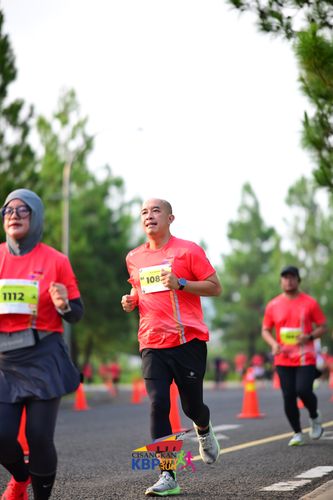 Race photo from CISANGKAN KBP CITY RUN 2025